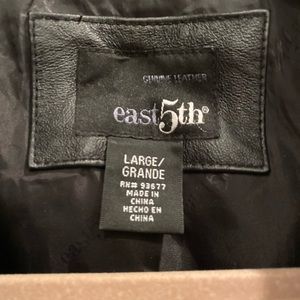 East 5th Mens Leather Jacket